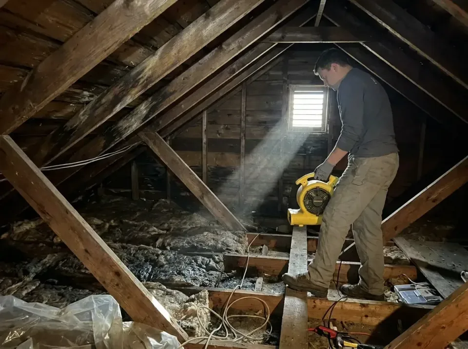 attic-water-damage-drying-proc-007 — frequently asked questions, Emergency Water Extraction & 24/7 Flood Response in Gladevi…